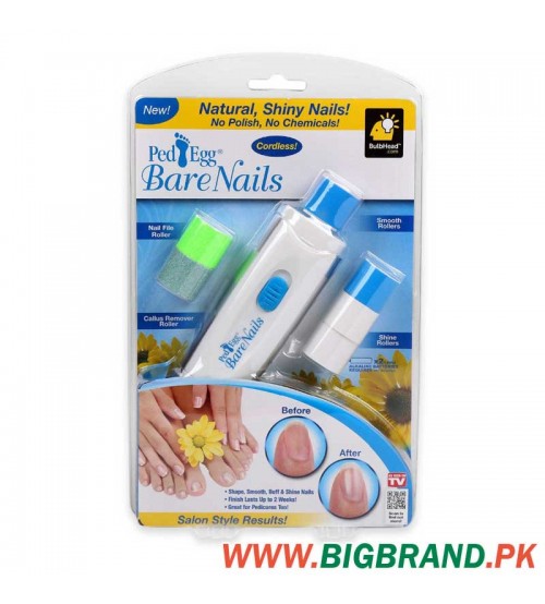 Ped Egg Bare Nails Electronic Nail Care System